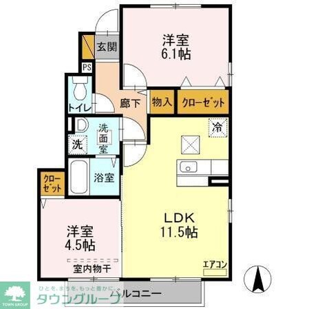 ハイブリッジ IIの物件間取画像